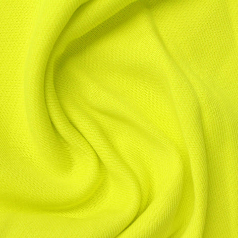 Cotton Polyester French Terry Fabric, 310 gsm, 175 cm — Yellow