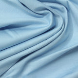 100% Cotton Interlock Knit Fabric, 170 gsm, 160 cm — Blue — photo 2