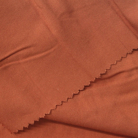 100% Viscose Twill Fabric, 150 gsm, 140 cm — Orange