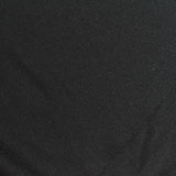 100% Polyester Rib Knit Fabric, 140 gsm, 175 cm — Black — photo 2