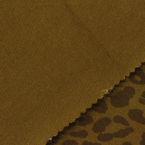 Brown Leopard Knit, Cotton