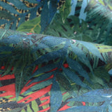 Green Leopard Woven, Poly-Viscose — photo 2