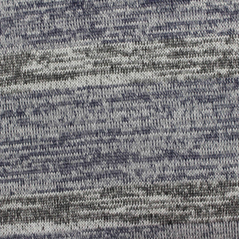 White Marl Jersey Knit, Poly-Viscose, 205 gsm