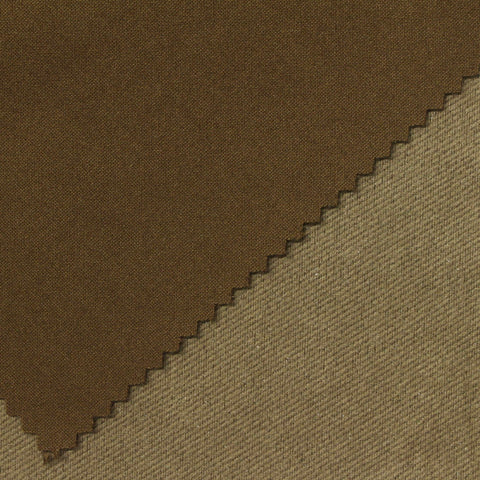 Polyester Stretch Faux Suede Fabric, 300 gsm, 145 cm — Khaki