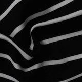 Black Diagonal-Stripe Jersey Knit — photo 2
