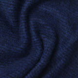 Brushed 100% Polyester Chunky Knit Fabric, 300 gsm, 175 cm — Navy — photo 2
