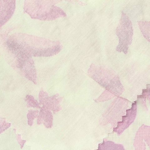 Pink Floral Seersucker