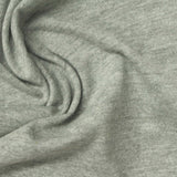 Light Grey Marl Jersey Knit, Cotton-Poly — photo 2