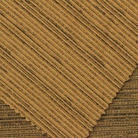 Brown Marl Pointelle Knit, Poly-Nylon