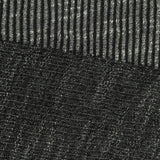 Black Vertical-Stripe Rib Knit, Poly-Viscose — photo 2