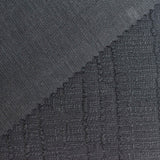 Slub Polyester Cotton Bouclé Fabric, 330 gsm, 157 cm — Grey — photo 2