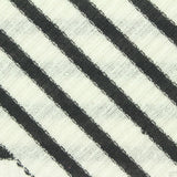 Dark Grey Stripes Rib Knit, Poly-Viscose — photo 2