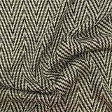 Black Chevron Chunky Knit, Cotton-Poly — photo 2