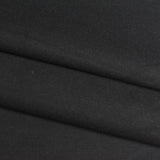 Cotton Nylon Stretch Ponte Knit Fabric, 265 gsm, 160 cm — Black — photo 2