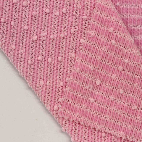 100% Polyester Chenille Fabric, 240 gsm, 165 cm — Pink