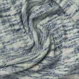 White Marl Rib Knit, Poly-Viscose — photo 2