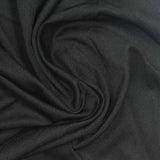 Polyester Stretch Milk Silk Knit Fabric, 240 gsm, 165 cm — Black — photo 2