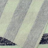Light Green Horizontal-Stripe Chunky Knit, Poly-Viscose — photo 2