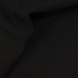 Slub Polyester Viscose Stretch Woven Fabric, 270 gsm — Black — photo 2