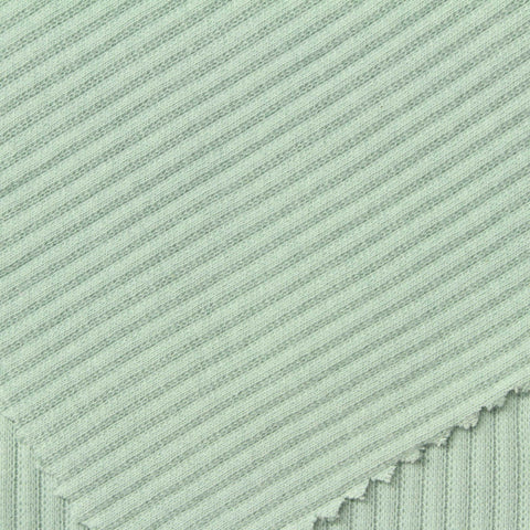 Light Mint Rib Knit