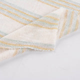 Light Blue Stripes Chunky Knit, Viscose-Metallic — photo 2