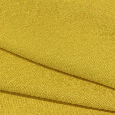 100% Polyester Twill Fabric, 210 gsm, 150 cm — Yellow