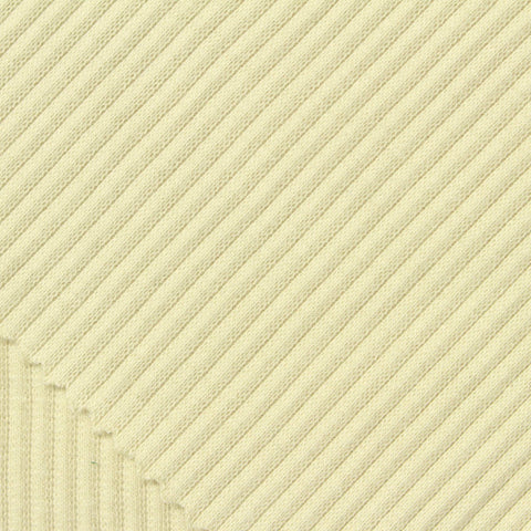 Rib Knit Fabric, 260 gsm, 110 cm — Yellow