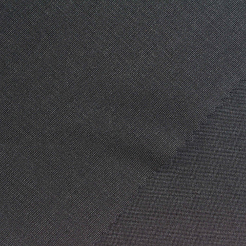 Polyester Stretch Ponte Knit Fabric, 350 gsm, 155 cm — Grey