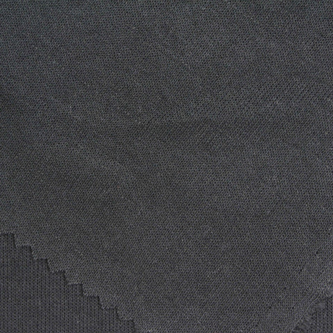 Cotton Scuba Knit Fabric, 223 gsm, 175 cm — Black
