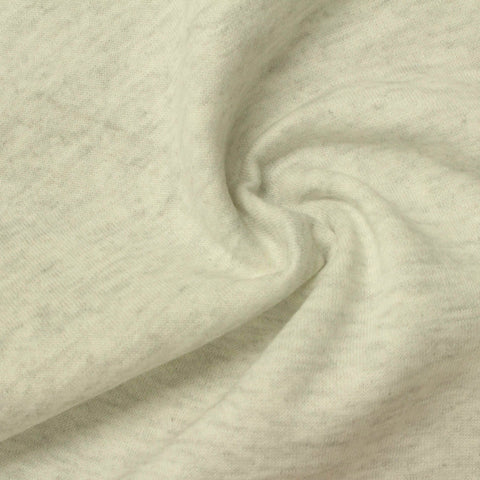 Light Grey Marl French Terry, Poly-Cotton, 250 gsm