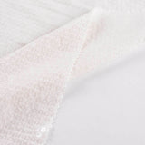 White Sequins Knit, Polyester — photo 2