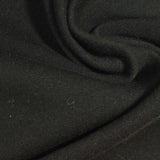 Cotton Polyester Stretch Rib Knit Fabric, 205 gsm, 160 cm — Black — photo 2