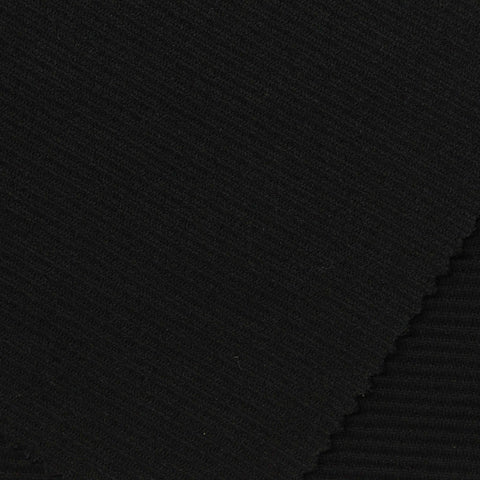 Black Rib Knit, Polyester