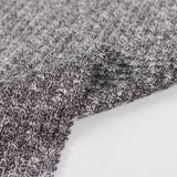 Black Marl Rib Knit, Poly-Viscose — photo 2