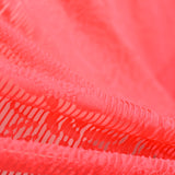 Coral Tone-on-Tone Jacquard, Polyester — photo 2