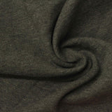 Dark Grey-Green Heathered-Marl French Terry, Poly-Cotton — photo 2