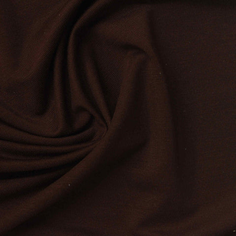 Tencel Lyocell Stretch Jersey Knit Fabric, 200 gsm, 155 cm — Brown