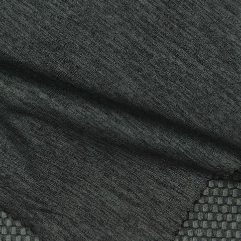 Jacquard Polyester Stretch Jersey Knit Fabric, 190 gsm, 150 cm — Green