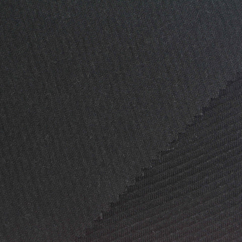 Black Textured Jacquard, Poly-Cotton
