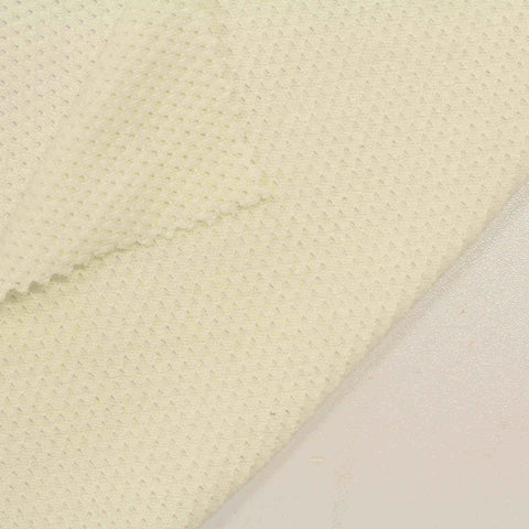 Jacquard Cotton Stretch Jersey Knit Fabric, 121 gsm, 185 cm — Beige