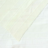 White Horizontal-Band Chiffon, Polyester — photo 2