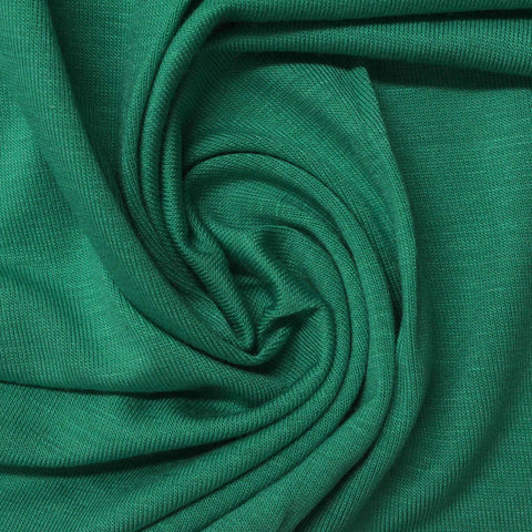 Viscose Stretch Jersey Knit Fabric, 158 gsm, 175 cm — Green
