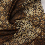 Brown Patchwork Knit, Polyester — photo 2