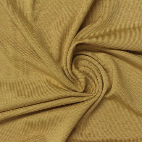 Viscose Stretch Jersey Knit Fabric, 200 gsm, 175 cm — Khaki