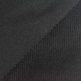 Polyester Stretch Knit Fabric, 290 gsm, 195 cm — Black — photo 2
