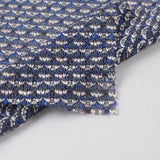 Blue Textured Chunky Knit, Poly-Cotton — photo 2