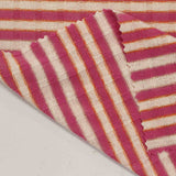 Pink Horizontal-Stripe Rib Knit, Poly-Viscose — photo 2