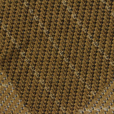 Brown Horizontal-Line Chunky Knit, Polyester — photo 2