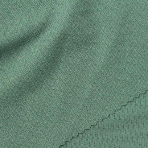 Jacquard Nylon Stretch Warp Knit Fabric, 165 gsm, 172 cm — Green