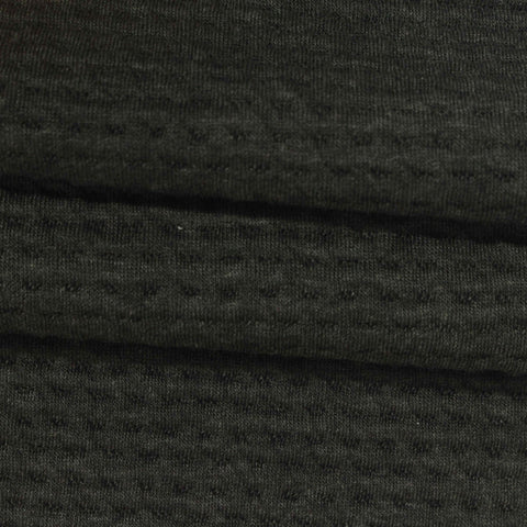Dark Grey Dot Jacquard, Polyester, 315 gsm